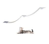 QLS 10960 Pont d'angle pour chat avec chaise longue en bois XXL fixation murale antidérapante Blanc