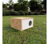 QLS Abri pour chats résistant aux intempéries en polystyrène - 43x41 cm abri isolé 11086