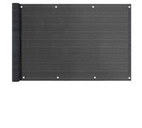 QLS Bâche de balcon - 100 x 700 cm - Brise-vue - 97 % de protection UV - Résistant aux intempéries - Anthracite