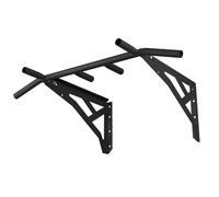 QLS Chin Up BAR Multi-Prises 110 CM Professionel Capacité 200 KG Montage Mural