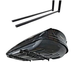 QLS Coffre de toit BOX80 - Support mural - Pour planche de surf, ski, outils de jardin - Support de matériel de sport - 82,5 x 24 cm