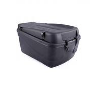 QLS Coffre de vélo - Porte-bagages - En plastique - Noir