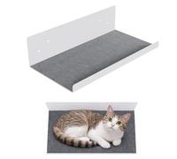 QLS Couchage Mural Chat 27x50 cm Acier avec Feutre Gris