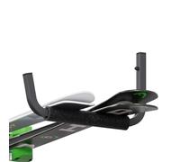 QLS Crochet mural - Support mural - Support mural pour garage - Rangement des outils, vélos, échelle, kayak, outils de jardin - Noir