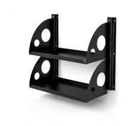 QLS Lot de 2 étagères et rails muraux pour garage et atelier (40 x 25 cm, 2 | Le système d'étagère modulaire QLS peut être étendu horizontalement et verticalement et grandit de manière flexible selon vos