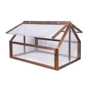 QLS Mini-serre Bois Timber 120x80 Serre Balcon pour herbes aromatiques Tomates 11272