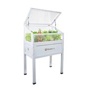 QLS Mini-serre en bois Vintage 80x45 Plate-forme Balcon Frühbeet Terrasse 11269