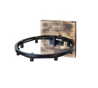 QLS Support de sac poubelle U3 Support mural en bois utile pour le tri sélectif