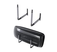 QLS Support Mur De Coffre De Toit Réglable 33-57 Cm Gris BOX1 2 Pièces