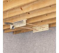 QLS Support mural de plafond pour balais et outils de jardin Organiseur pour garage Remise 11105
