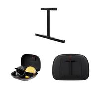 QLS Support mural pour valise de moto Top Case Monokey noir en acier