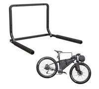 QLS Support mural pour vélo Acier Pliable jusqu'à 40 kg Noir Mousse Montage mural 10942