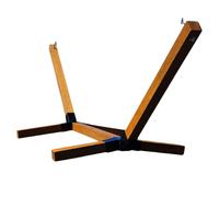QLS Support pour hamacs en bois XXL 350 cm résistant aux intempéries jusqu'à 350 kg Outdoor 11286