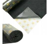 QLS Tapis de voiture Auto-adhésif pour revêtement 100x100 cm Anthracite marchandise au mètre 11081