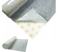 QLS Tapis de voiture Auto-adhésif pour revêtement 100x100 cm Gris au mètre 11082