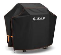 QLSXLB Housse Barbecue Exterieur, Bache Barbecue Résistante de 420D Oxford 183 x 66 x 130 CM, Housse Protection Plancha Gaz Anti-l'eau/Anti-Vent/Anti-UV/Anti-l'Humidité/Antipoussière Noir