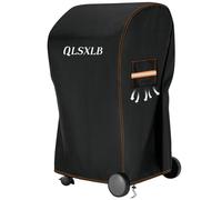 QLSXLB Housse Barbecue Exterieur, Oxford 600D Robuste Bache de Protection BBQ 77x70x110cm, Housse Plancha Gaz avec Bouche D'aération Anti-Vent/Anti-UV/Anti-l'eau/Anti-l'Humidité/Antipoussière Noir