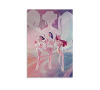 QLVHZGRND KPop Demon Poster Hunters Movie Animated Song And Dance Affiche Décoration Peinture Toile Mur Art Salon Affiche Chambre Peinture Anniversaire Vacances Cadeau 16x24inch(40x60cm)