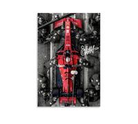 QLVHZGRND Poster F1 vintage Formula Racing rétro avec couverture musicale pour chambre à coucher - 30 x 45 cm
