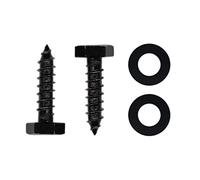 Qlvily Lot de 25 tire-fonds hexagonaux en acier inoxydable - 6,35 mm x 2,54 cm - Joint inclus