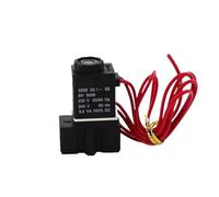 QLYMDDSA Électrovanne de Distributeur d'eau à Rideau solénoïde en Plastique normalement fermé 2P025-06 2p025-08 G1/8 1/4 12 V 24 V 110 V 220 V(LED Light Type,2P025-06_110V_WIRE Lead Type)