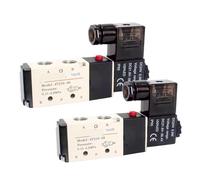 QLYMDDSA Électrovanne pneumatique de contrôle de Direction 12 V, 24 V, 110 V, 220 V, 4V110-06, 4V210-08, 4V310-10, 4V410-15(4V310-08,DC12V)