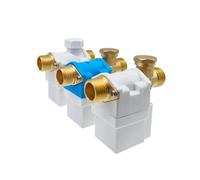 QLYMDDSA Lot de 5 électrovannes d'admission G1/2" DN15, 12 V CC, Pilote à Fermeture Normale, Type T, 24 V 220 V CA, for Chauffe-Eau Solaire, avec Fonction de contrôle(Low,A01 AC 220V)