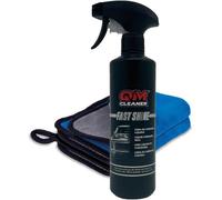 QM Cleaner Fast Shine Brillance et Protection pour l’extérieur du véhicule | Cire de Carnauba liquide avec protection contre poussière et eau pour carrosserie de moto et voiture - 500ml + 2 chiffons