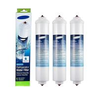 qmcfns 3 Bouteilles De Remplacement Compatibles avec Samsung DA29-10105J Filtre À Eau pour Réfrigérateur Cartouche De Filtre À Eau Externe avec Tuyau d'alimentation en Eau du Réfrigérateur