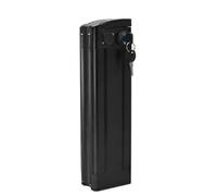 QmEna Batterie Lithium 36V/48V pour vélo électrique, étanche, Batterie Lithium-ION Portable avec indicateur de Charge, Double système antivol, pour Moteurs de 250W,350W,500W,750W,1000W 36V,15.6AH