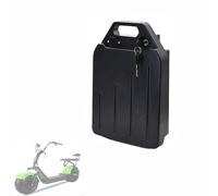 QmEna Batterie Lithium Amovible 60 V 24 Ah, avec Verrouillage antivol, boîtier Rigide étanche et poignée de Transport, pour Motos et Scooters électriques 60V 24AH,XT60 Plug