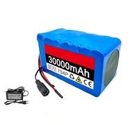 QmEna Batterie Lithium-ION pour vélo électrique, 29,4 V 30 Ah, 7S4P, pour Moteurs de 50 à 500 W (vélo/Scooter électrique), avec Chargeur T Plug