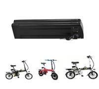 QmEna Batterie Lithium-ION pour vélos électriques, Batterie Lithium pour vélo électrique avec Chargeur, verrou antivol et poignée de Transport, pour Moteurs de 250W, 350W,500W,750W 36V,15.6AH