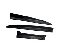 QmeNa Becquets Arrière Voiture pour A4 B8 2003-2013 Aileron De Coffre Arrière De Voiture Longueur du Couvercle D'aile 3 Pièces en Plastique Souple Noir Mat