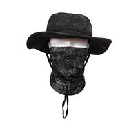 QMFIVE Écharpe Militaire Casquette Tactique Boonie Seau Chapeau Large Bord Soleil pour Airsoft, Pêche, Extérieur, Camping, Chasse (A-TYC, 1)