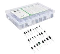 QMIQXIWS Electrolytic Capacitor Assortment Kit 500Pcs High Precision Aluminum Electrolytic Capacitors Variety Box with Storage Case for Electronics Repair TV Radio Monitor Game Cons