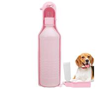 Qmisify Eau pour Chiot Bouteille d'eau Portable pour Chien Pliable pour Promenade Bol d'eau pour Voyage en Plein Air Anti-fuite