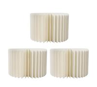 QmjdDymx 3 PCS Cylindre Stand de piédestal, 11 cylindres Stands pour la fête, support de cylindre blanc pour fête à gâteau réutilisable stand de table de gâteau pliable pour mariage, Noël