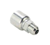 QMKADFQXF 100PCS 16711-06-06PKAST JIC Male 74° Cone Fitting Hydraulic Crimping Joint Sealing Carbon Steel with Zinc