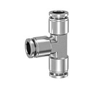 QMKADFQXF 10pcs Air Pneumatic Fittings 4mm Fitting PU PV PY PE PM PK 304 Stainless Steel Hose Quick Couplings Pipe Connectors(PE)