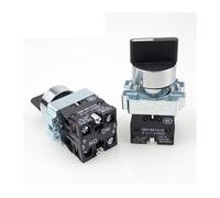 QMKADFQXF 3 Position momentary selector Push Button Switch with 2NO Contacts Self-Reset selector Switch Spring to Middle