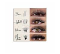 QMKADFQXF Eyelash Extension Chart Metal Tin Sign Lash Styles Guide for Classic Volume Hybrid Artists Salon Studio Decor 8 X 12 in