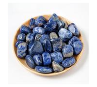 QMKADFQXF Pierre à Rouler polie Bleue, 100 g, spécimen de Pierre, décoration d'intérieur, Cadeau Cristal Naturel Brut