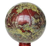 QMKADFQXF Stone Dragon Blood Stone Quartz Sphere Crystal Ball (710-800g) Cristal Naturel Brut