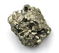 QMKADFQXF Stone Pyrite Crystal Cluster Irregular Stone Rock Decorative Gift(Size:210-250g) Cristal Naturel Brut