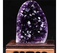 QMKADFQXF Stone Violet Amethyst Cluster Crystal Quartz (Size:200-300g) Cristal Naturel Brut