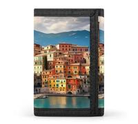 QMKFWT Beau portefeuille italien décontracté porte-cartes de crédit organiseur de documents de qualité supérieure pour homme et femme