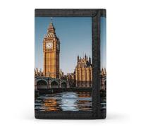 QMKFWT Big Ben And Houses of Parliament Riverside Portefeuille décontracté avec porte-cartes de crédit pour homme et femme