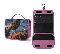 QMKFWT Bird by Stone Trousse de toilette étanche avec crochet de suspension pour femme