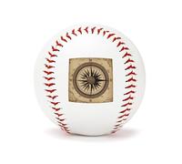 QMKFWT Boussole Vent Carte de Route Baseball Pratique Standard Baseball Plat Surélevée Options Officiel League Baseball Baseball pour Jeu de Ligue Lancer Frappe Frappe Terrain Cadeaux